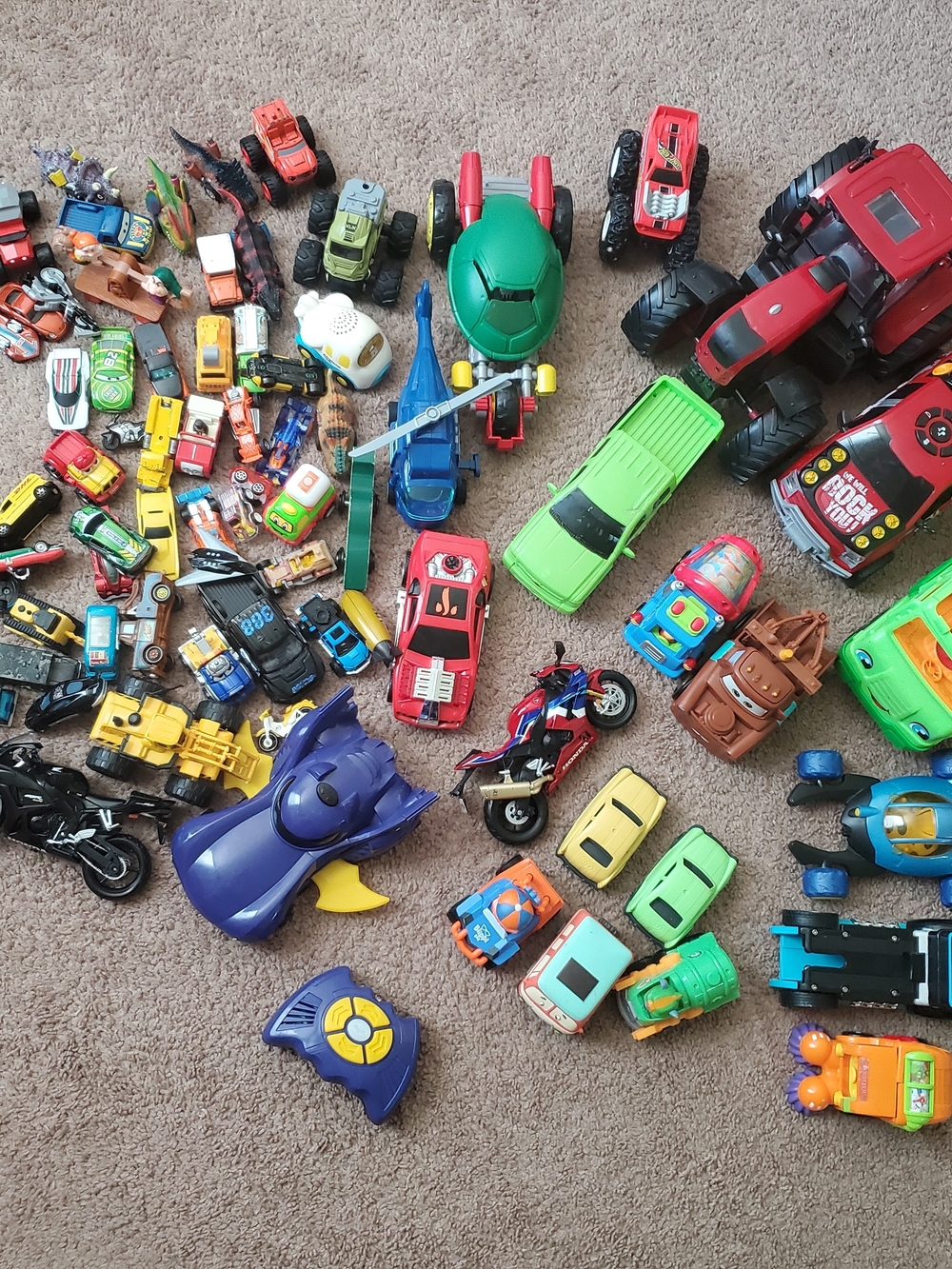 Assorted Kids Toy Vehicles - Quality Bundle. Batman, Hot Wheels